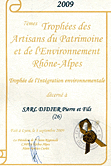 Trophe du patrimoine 2009