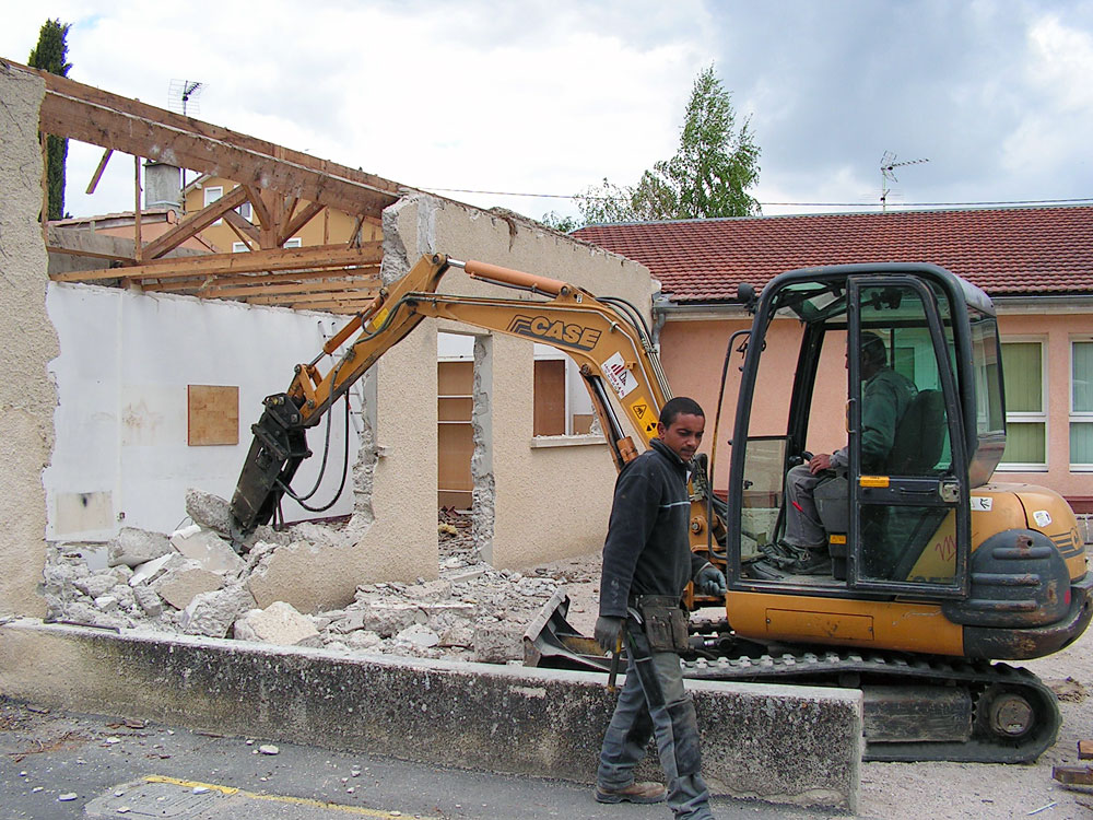 Cliquer pour fermer la fentre -  Chantier demolition Drome